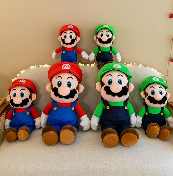 Плюшевые игрушки Марио Плюшевые игрушки Луиджи Аниме-кукла Плюшевая игрушка Для детей Отличный рождественский подарок на день рождения Для детей