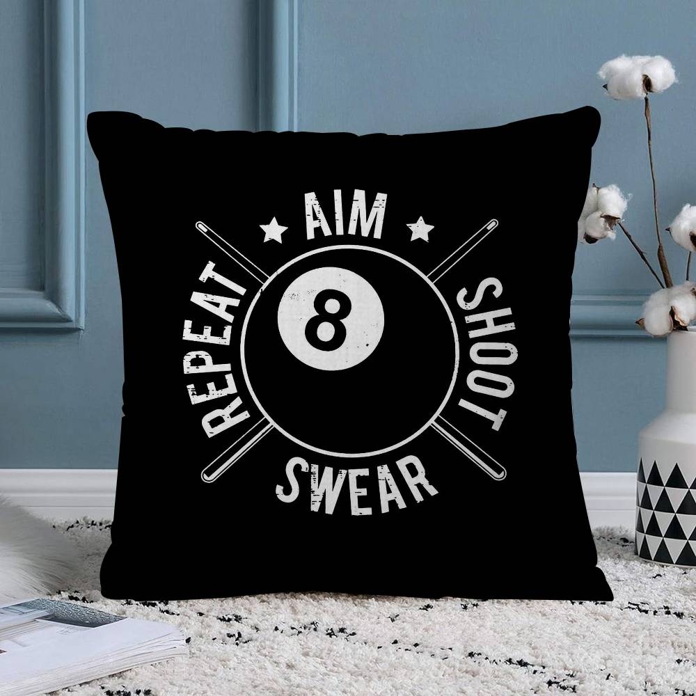 Black And White No Ball Art Pillow Cushion Cover Pillowcase Living Room Sofa Home Decor Customized