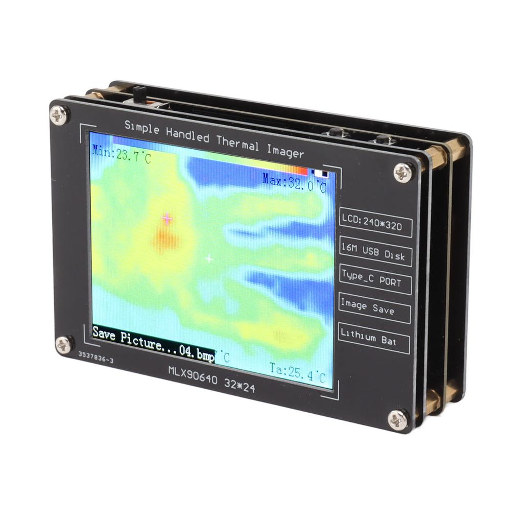 Инфракрасный тепловизор портативный DIY ЖК-цифровой высокоточный инфракрасный датчик температуры для