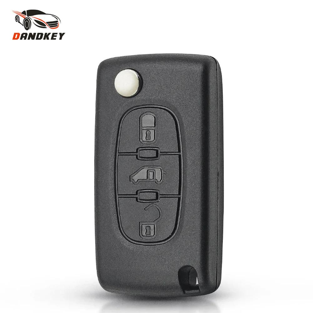 S Пустой корпус ключа для автомобиля Fiat Scudo Для Peugeot Partner Expert Для Citroen Berlingo Dispatch Ce0523/Ce0536 Ключ