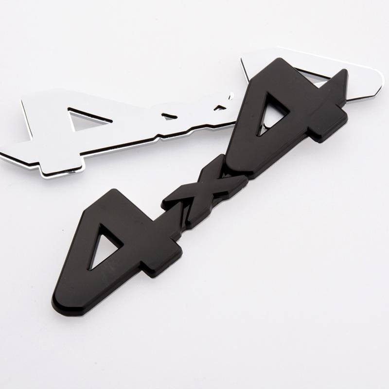 3D Metal Logo 4x4 Emblem Letters Car Rear Trunk Sticker Badge for Rc Off Road Tacoma Hilux Land BDHZ3 Cruiser 4X4 Sticker Accessories
