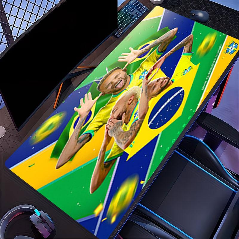 Neymar Jr Print Mouse Pad, for Keyboard Pad Laptop PC Mat for Office Home Use, Desk Decor, Perfect Birthday Gift for Gamers