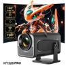 HY320 Mini Projector Salange 4K 8K Video Support Physical 720P Cinema Outdoor Android 11 Beam HY300 HY320 Upgraded Version