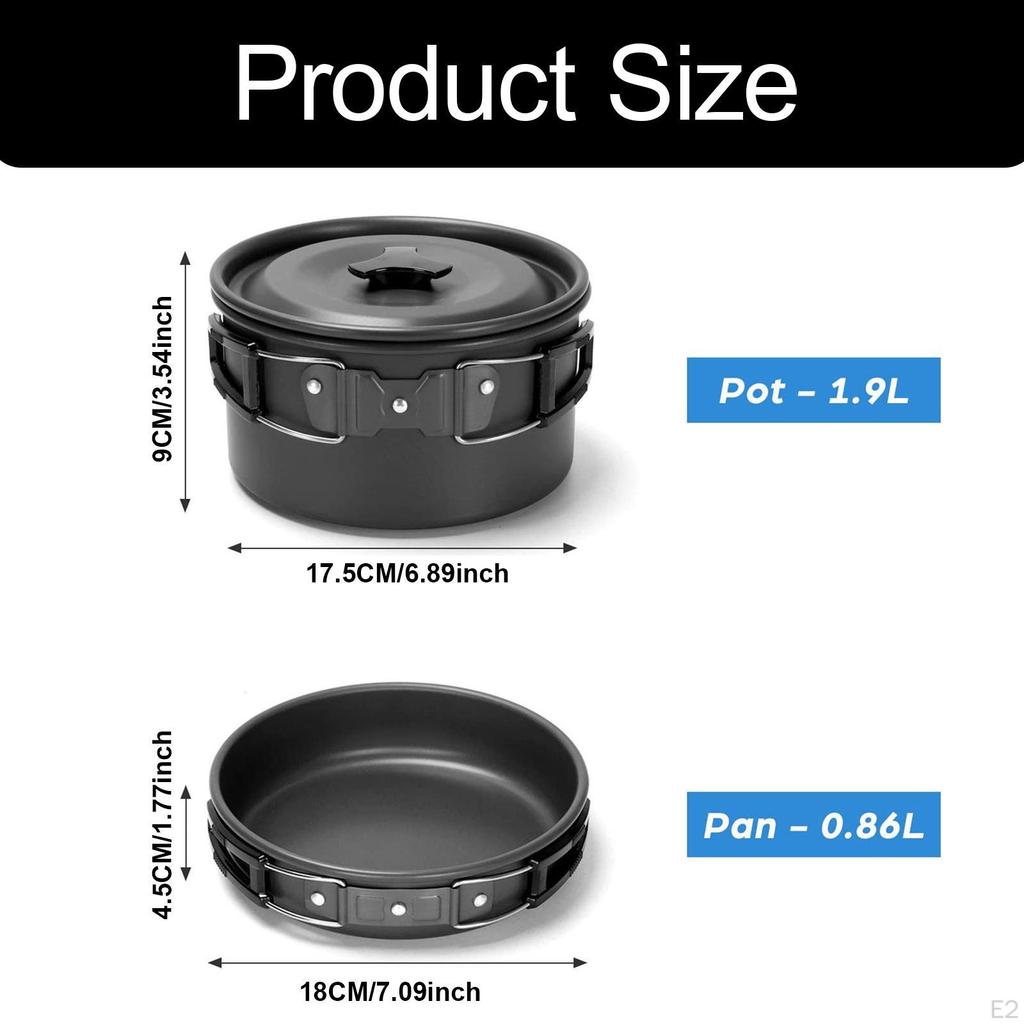 Набор походной посуды Ложки Ножи Приготовление пищи на открытом воздухе для Путешествий Двор Пляж Черный