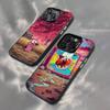 Чехол для телефона C-CowardlyS Dog CCourageS для iPhone 17,16,15,14,13,12,11Pro,XS,Max,Plus,Mini Черный Конфетный Матовый Ударопрочный Чехол