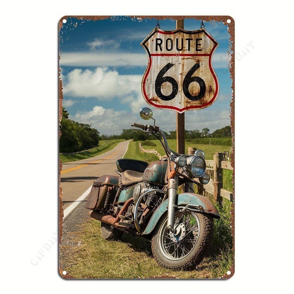 Moto Metal Interior Plaque In the Garage In the Bar On the Wall 20x30cm