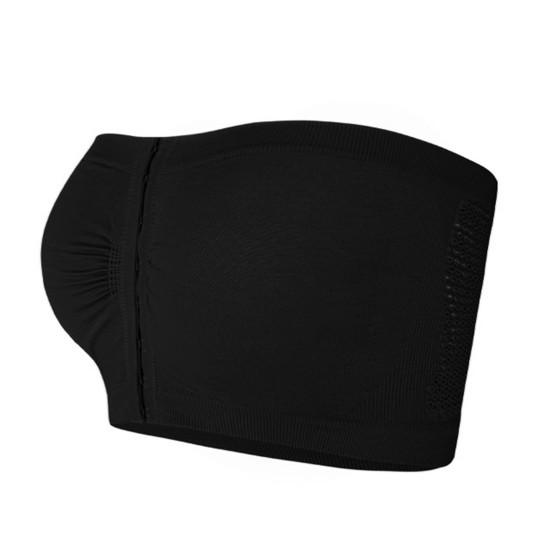 Strapless Bra for Women Front Closure Non-Slip Padded Bandeau Bra Wireless Push Up Bralette Seamless Tube Top
