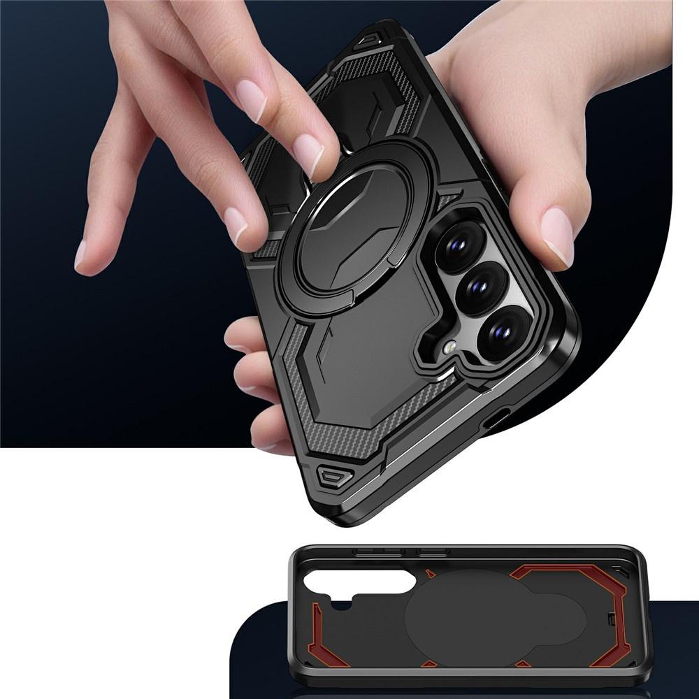 Magnetic case for Samsung Galaxy A57 5G with stand, black
