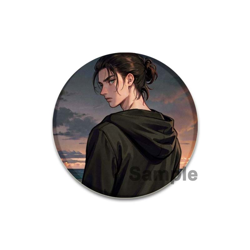 32/44/58 мм Эрен Йегер значки булавка ручная работа брошь для одежды мультфильм косплей значок украшение на рюкзак ювелирные изделия подарок