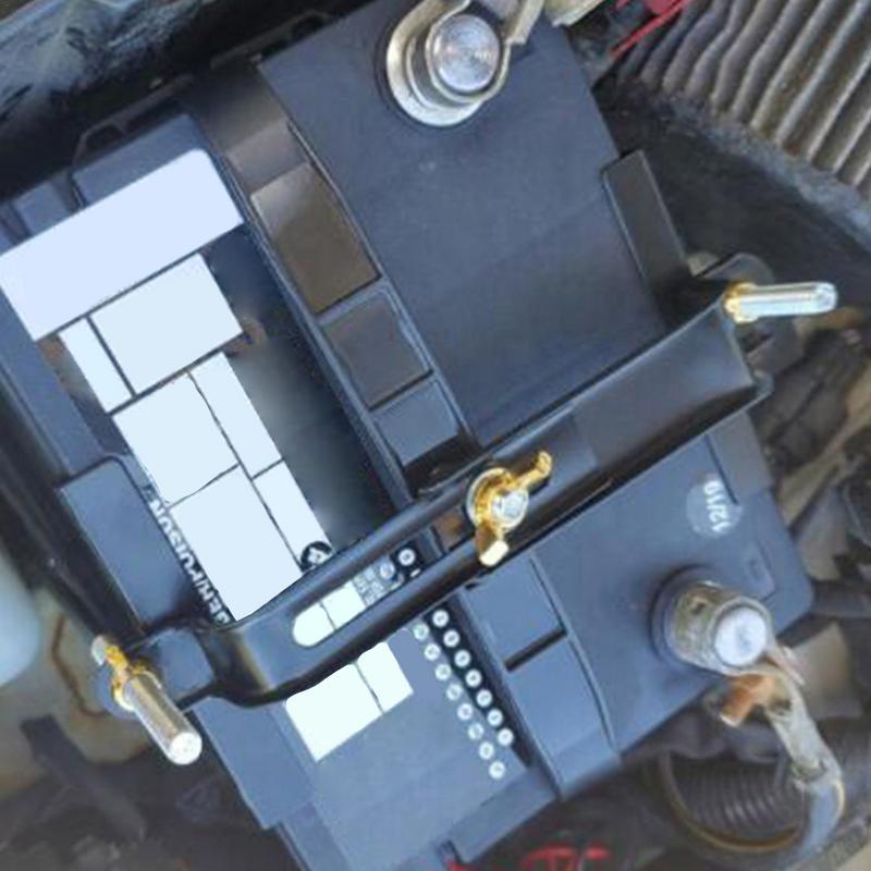 Автомобильный держатель аккумулятора, прочный комплект для крепления аккумулятора, кронштейн для крепления аккумулятора, антикоррозийный держатель автомобильного аккумулятора для автомобиля