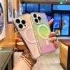 Красочный магнитный чехол для телефона, подходящий для iPhone14ProMax, градиентный защитный чехол Apple 15 Акрил