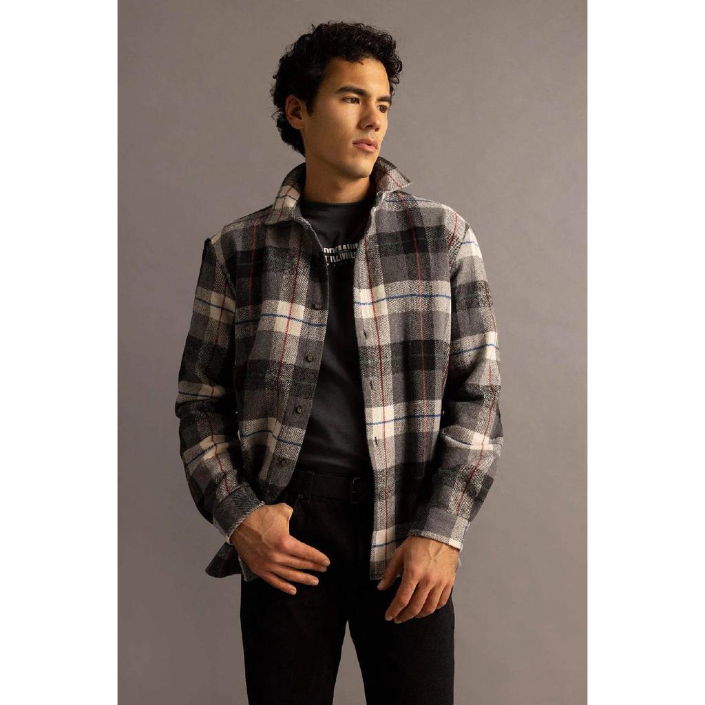 Рубашка Lumberjack с длинным рукавом в клетку стандартного кроя