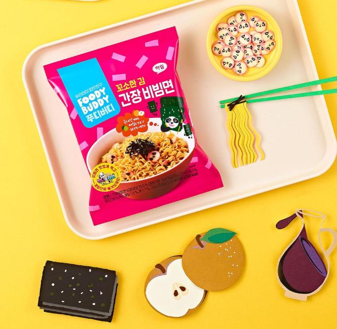 Foodie Buddy Soy Sauce Bibim Noodles 86g – Mild Korean Cold Noodles