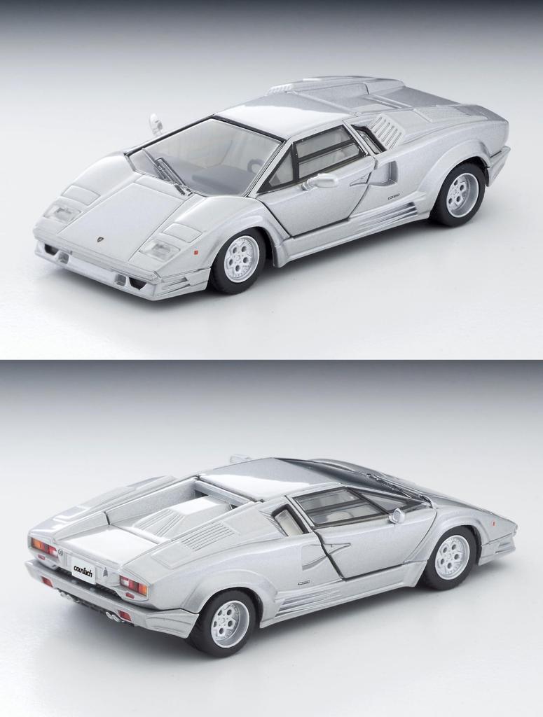 TOMYTEC Tomica Limited Vintage Neo LV-N Lamborghini Countach 25th Anniversary Silver Finished Product