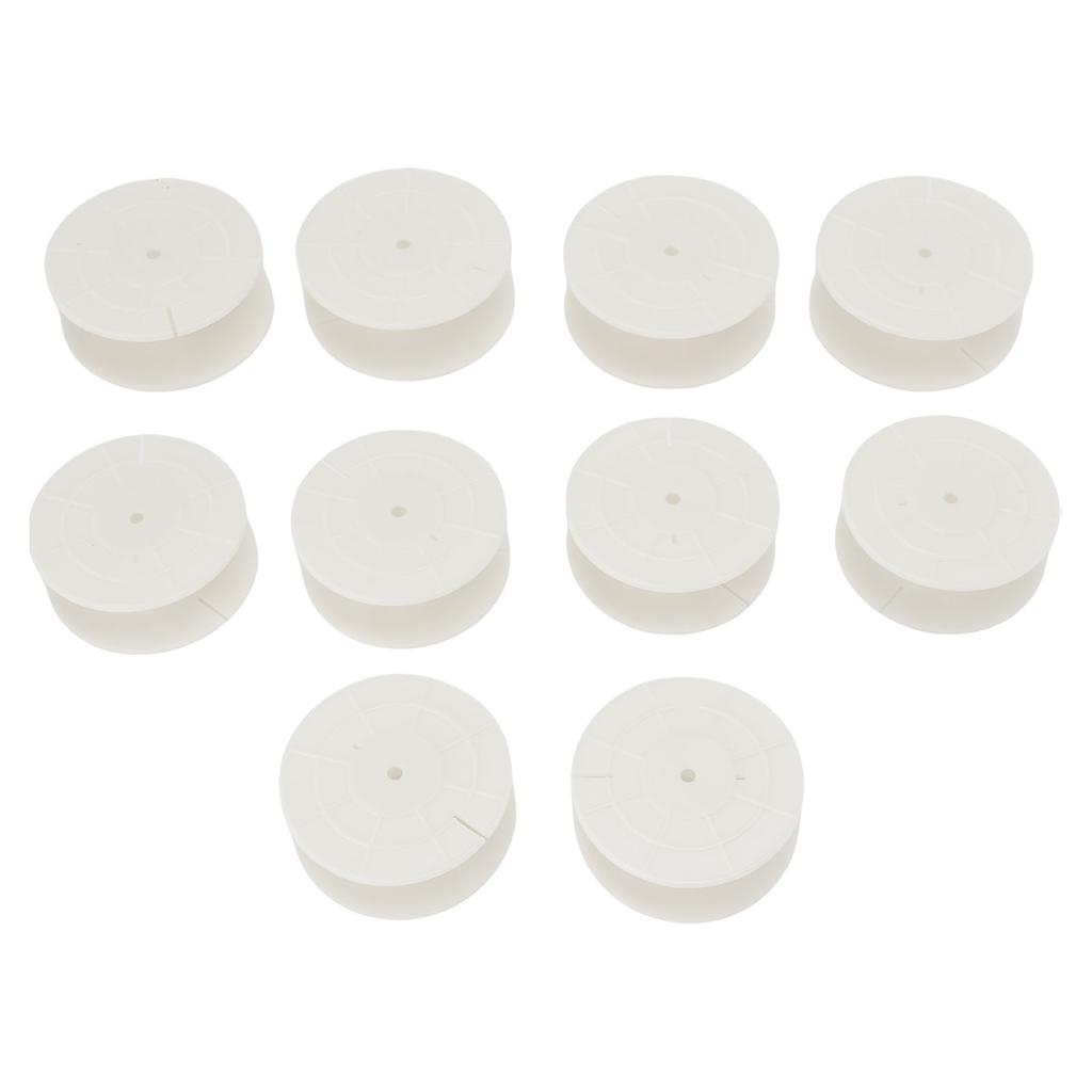 10PCS Empty Cord Spools Audible Winding Reel Coil Storage Organizer for Speaker Cables Inductor Coils 80mm Diameter