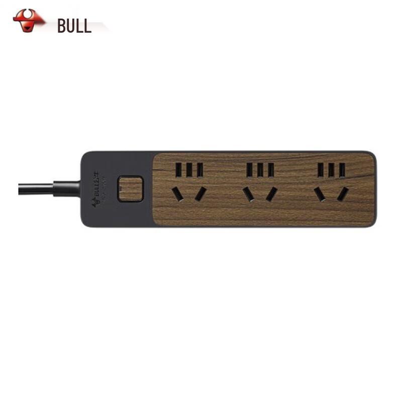 BULL GN-R1330 6-Outlet Power Strip with Master Switch