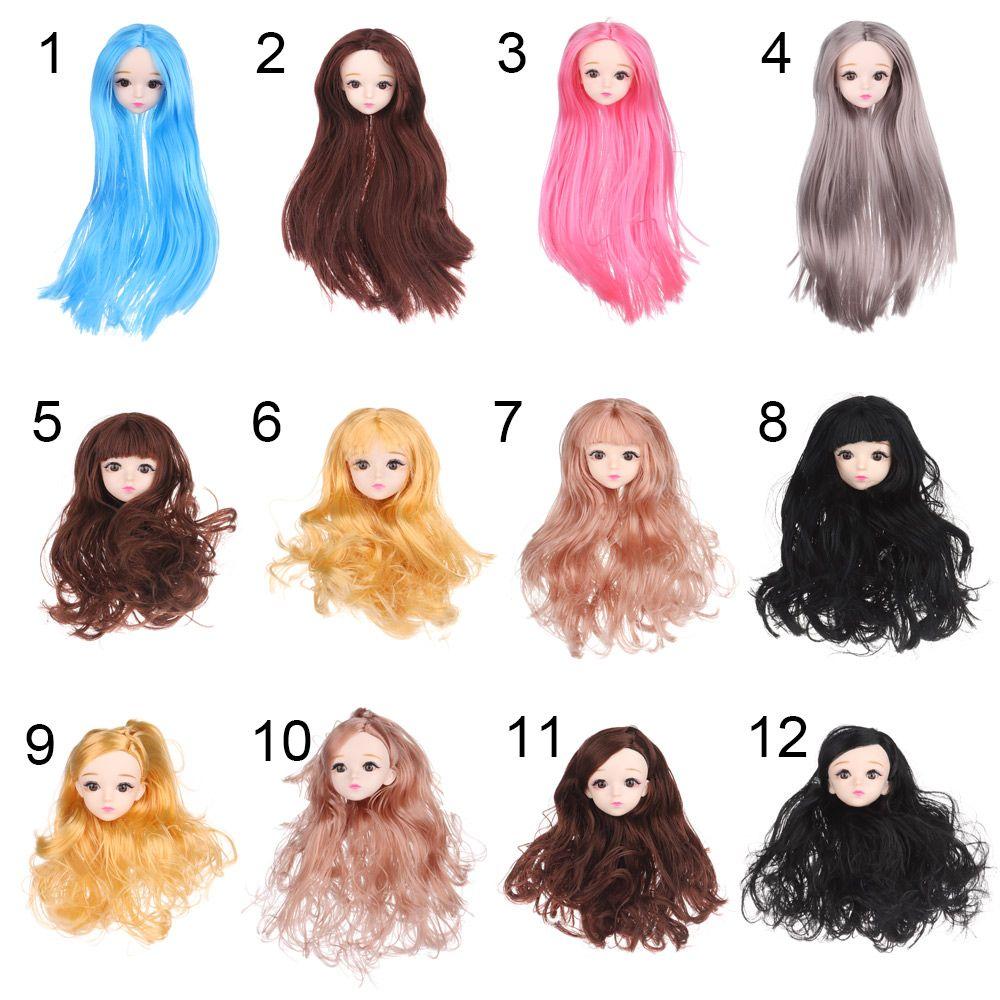 Toys Multiple Color 1/6 BJD DIY Head Wear 30 Dolls Joint Doll Head Ancient Doll Accessories