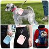 Portable Silicone Dog Treat Bag - Pet Snack Pouch for Training and Walking,Pet Accessories for Outdoor Use Light Pink
