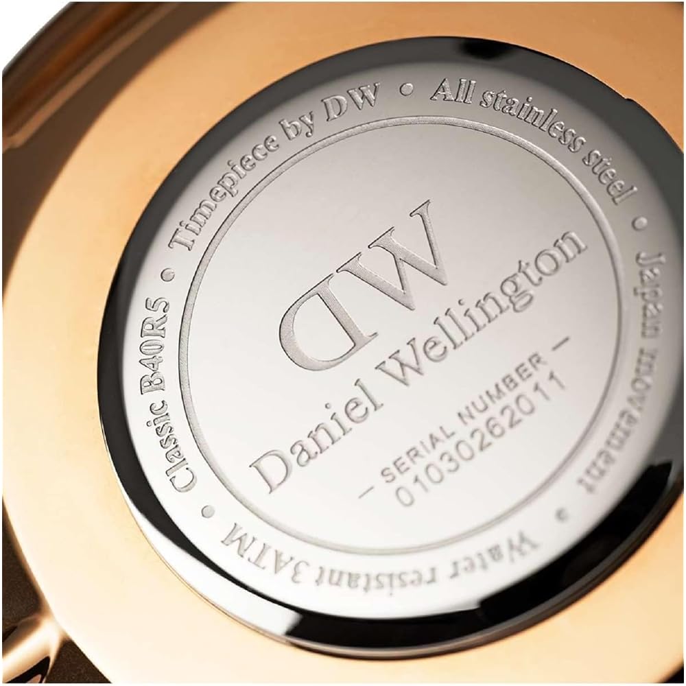 Мужские часы Daniel Wellington Classic Black Cornwall 40 мм Стильные Деловые Часы Черные
