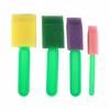 Foam Brushes - MEGACREA DIY - Assorted Sizes - Widths : 1.5 To 4 Cm - Set of 4
