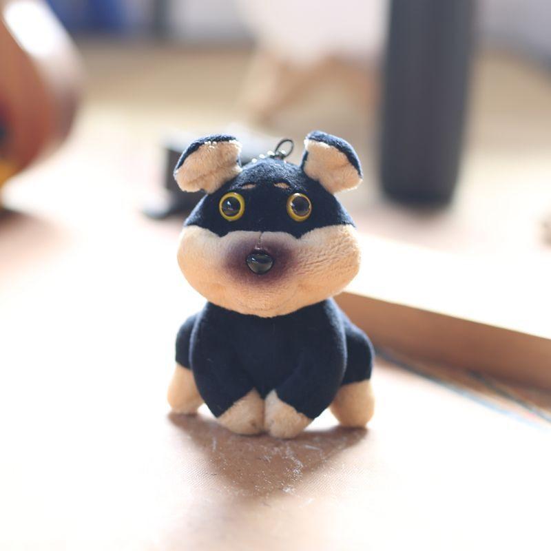 Cute Hornet Dog Plush Toy Keychain Backpack Pendant Gift For Kids Bag Decor