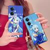 Konosuba Аква Матовый ТПУ Чехол для Мобильного Телефона для OPPO Reno 14 13 12 11 10 9 8 7 6 5 F T Pro 5G Цветной Печатный Чехол