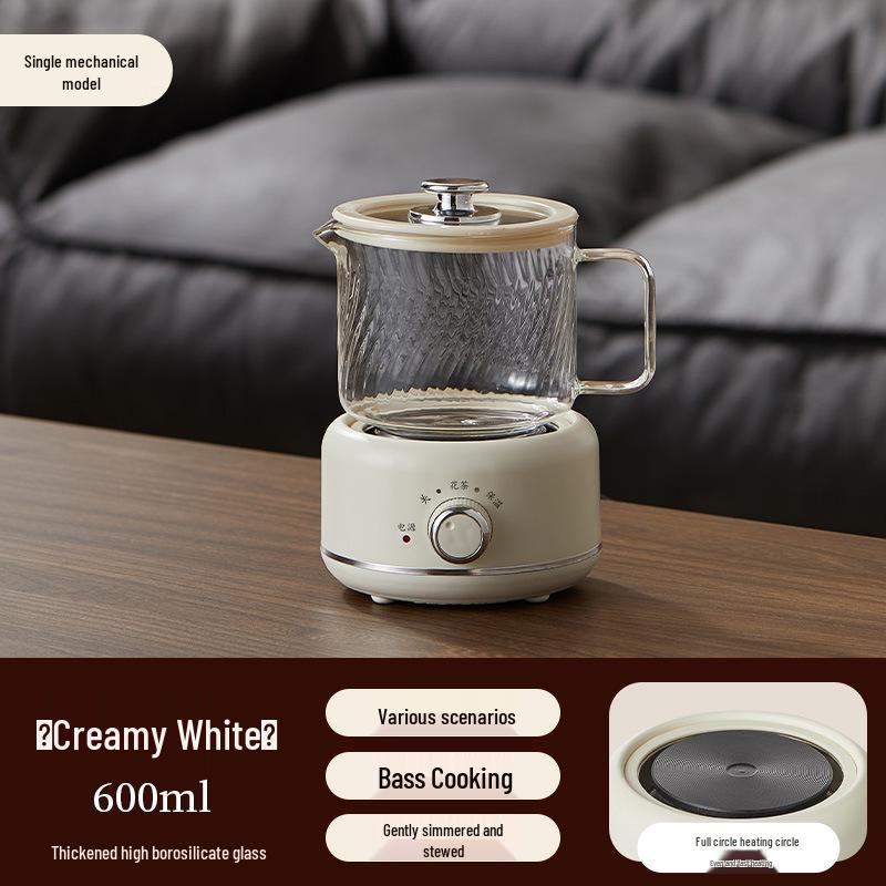 "Multi-functional Glass Tea Maker Kettle for Home and Office - Small Electric Flower Teapot Gift"