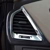 Автоаксессуары для Hyundai Santa Fe 2013 2014 2015 2016 2017 Хромированная накладка на передний воздуховод Декоративная накладка на ручку двери салона