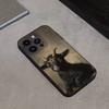 Сатанинский козел Сатана Дьявол Чехол для телефона для iPhone 16,15,14,13,12,11 Plus,Pro Max,XS,X,XR,SE,Mini,8,7, Мягкий силиконовый черный чехол