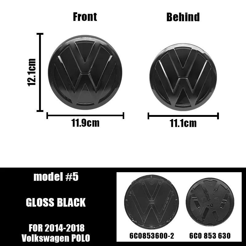VW GTI GOLF 2026 Hot For VW VOLKSWAGEN 2Pcs VW Replacement Front Grill Badge Rear Trunk Lid Emblem Logo Decorative For Volkswage