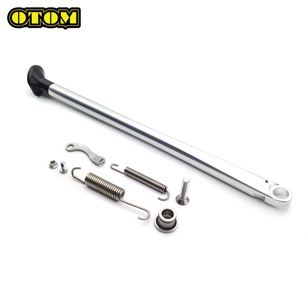 For KTM HUSQVARNA GASGAS 2008-2023 Motorcycle Side Stand Base Spring Screws Forged Aluminum Kickstand Parking EXC XCF FE TE EX