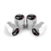 ATY1  Nissan Logo Car Wheel Tire Valve Caps Aluminum Dustproof Tyre Air Stem Covers For Nismo X-Trail Qashqai Teana Note Leaf Almera