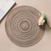 Table Placemats for Table Mat Ramie Insulation Pad Placemats Linen Non Slip Table Mats Home Decoration Pad Coaster