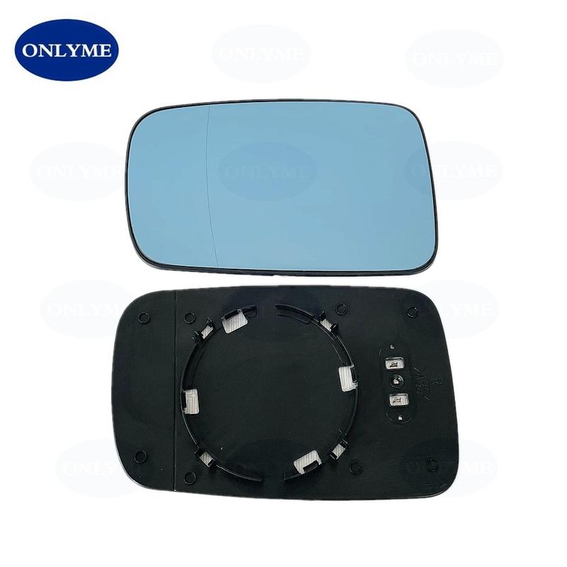 Car Blue Wide Angle Mirror Glass for BMW 3 coupe E46 (1999 -2006 ), 7 E65 E66 E67 (2002 -2008) 51167028427 ,51167028428