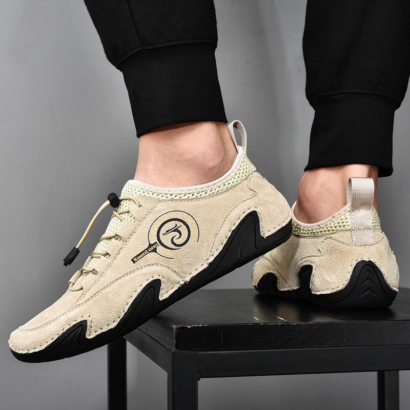 Fashion 2025 Loafers Shoes Men Outdoor Light Walking Breathable Summer Comfortable Casual Driving Shoes Mountaineering Travel Sneakers