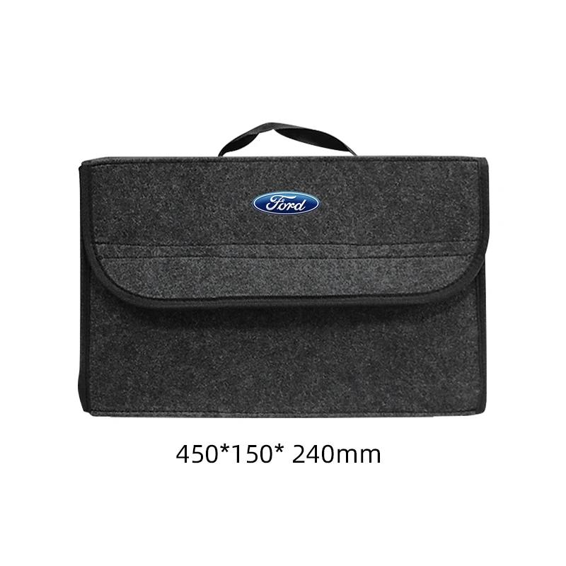 Car Sticker Car Trunk Organizer Large Capacity Folding Storage Bag For Ford Focus Mondeo Kuga Fiesta MK7 Escort Explorer Edge 2
