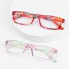 Women Portable Vintage Flowers Ultra Light Frame Reading Glasses Eyeglasses Eye Protection