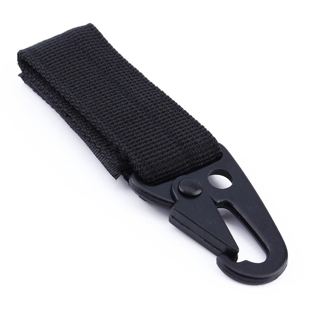 Outdoor Tactic Nylon Key Hook Webbing Molle Buckle Hanging Belt Carabiner Clip