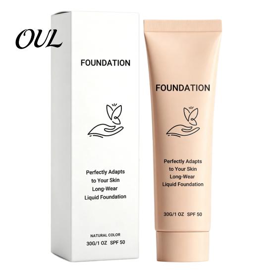 Тональная основа Natural Tone 30 г, Жидкая тональная основа, меняющая цвет, SPF 50, для глубокого тона кожи, Женская, Стойкая, Легкая, Консилер для макияжа, для всех типов кожи