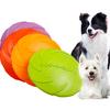Soft Rubber Toy Dogs Pitbull Puppy Dog Flying Disc Interactive Toys Dog Training Product Pets