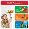 PicassoTiles Hedgehog Block Tiles Toy Building Stacking Interlock Teeth Toys Construction Sensory Gifts STEM Learning Bristle Playset Educational Kit