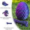 3D-печатный дракон, шарнирный дракон и яйцо для украшения дома, офиса, автомобиля