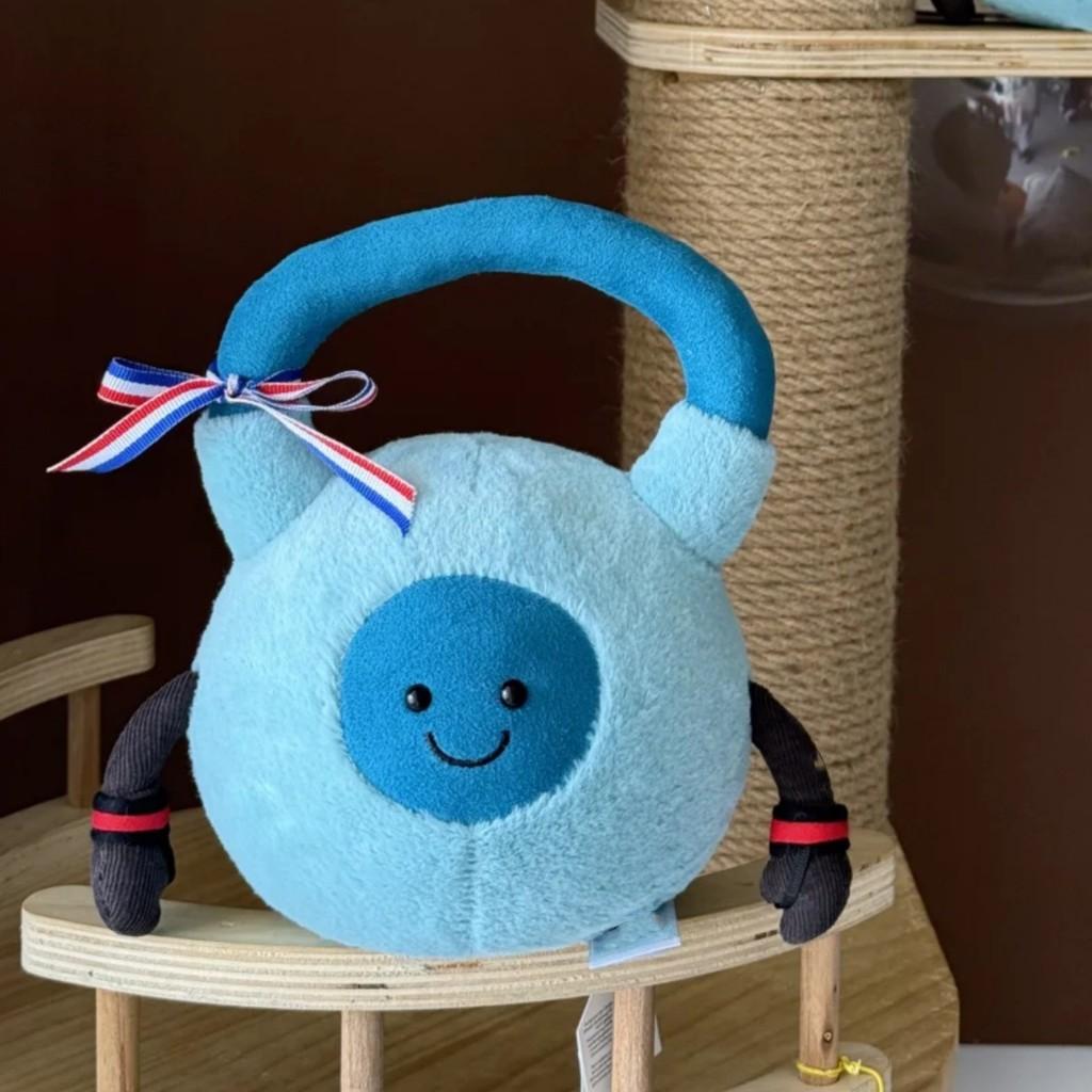 Amuseables Jellycat Гантель для тренировок Плюшевая игрушка с мягким коротким плюшем Для подарка и коллекции