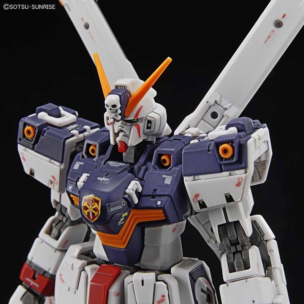 Пластиковая модель BANDAI SPIRITS RG Mobile Suit Crossbone Gundam X1 в масштабе 1/144 с цветовой кодировкой