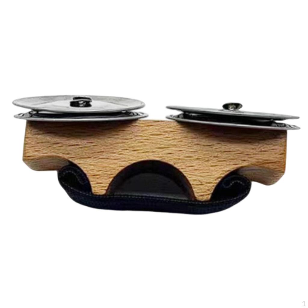 Пальцевой перкуссионный инструмент, колокольчик-тамбурин для живой музыки