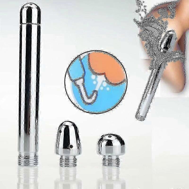 3 Style Head Shower Enema Water Nozzle Anal Douche Vaginal Colon Clean Tool Kit
