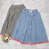 Japanese Elasticated Waist Plaid Pants Sweet Loose Summer Thin Casual Women Pants