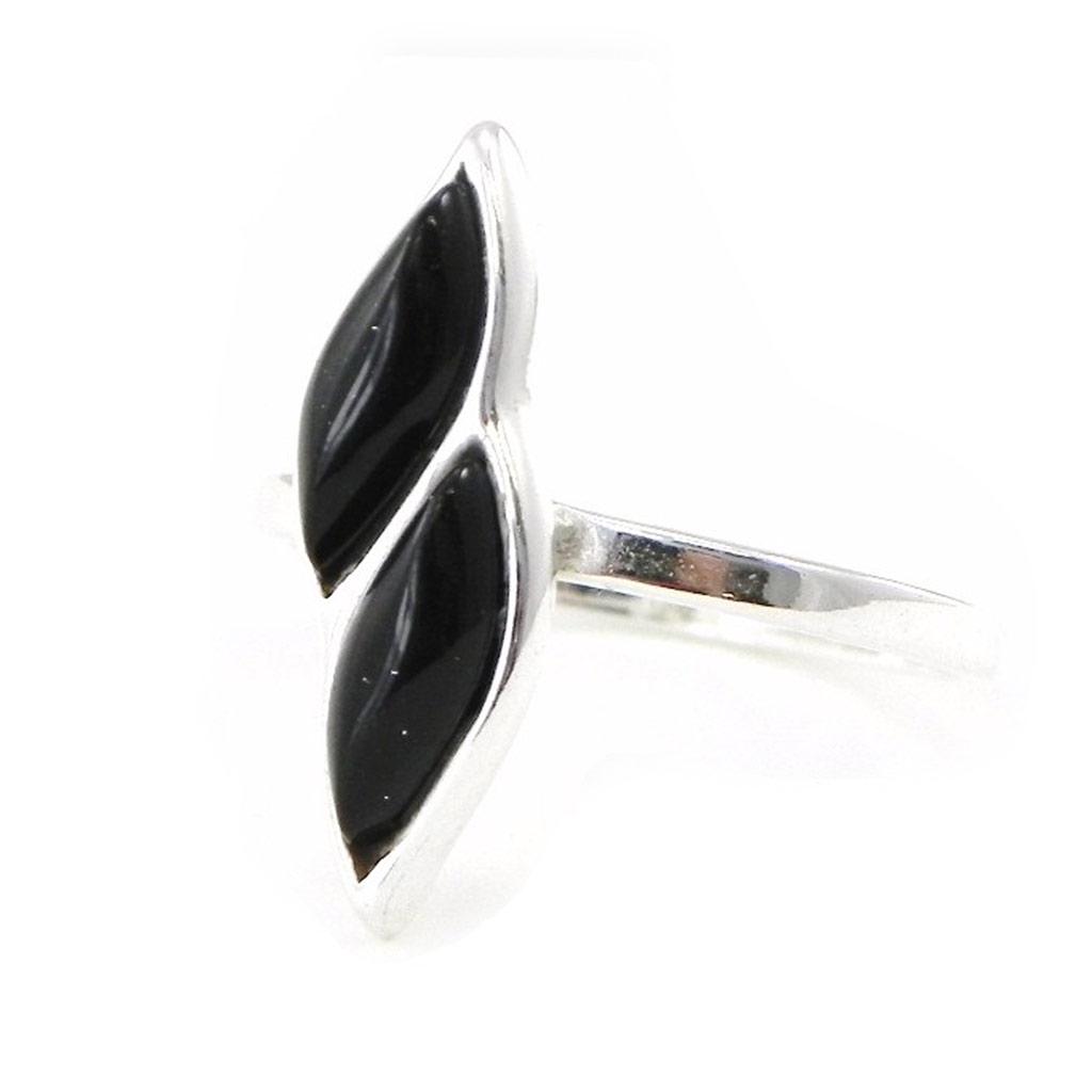 Серебряное кольцо 'Jet Black Goddess'