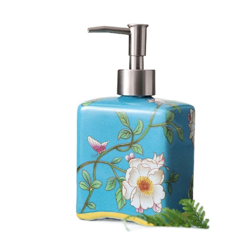 Refillable Hand Soap Dispenser Chinese Style Lotion Pump Bottles Shampoo Container  Home