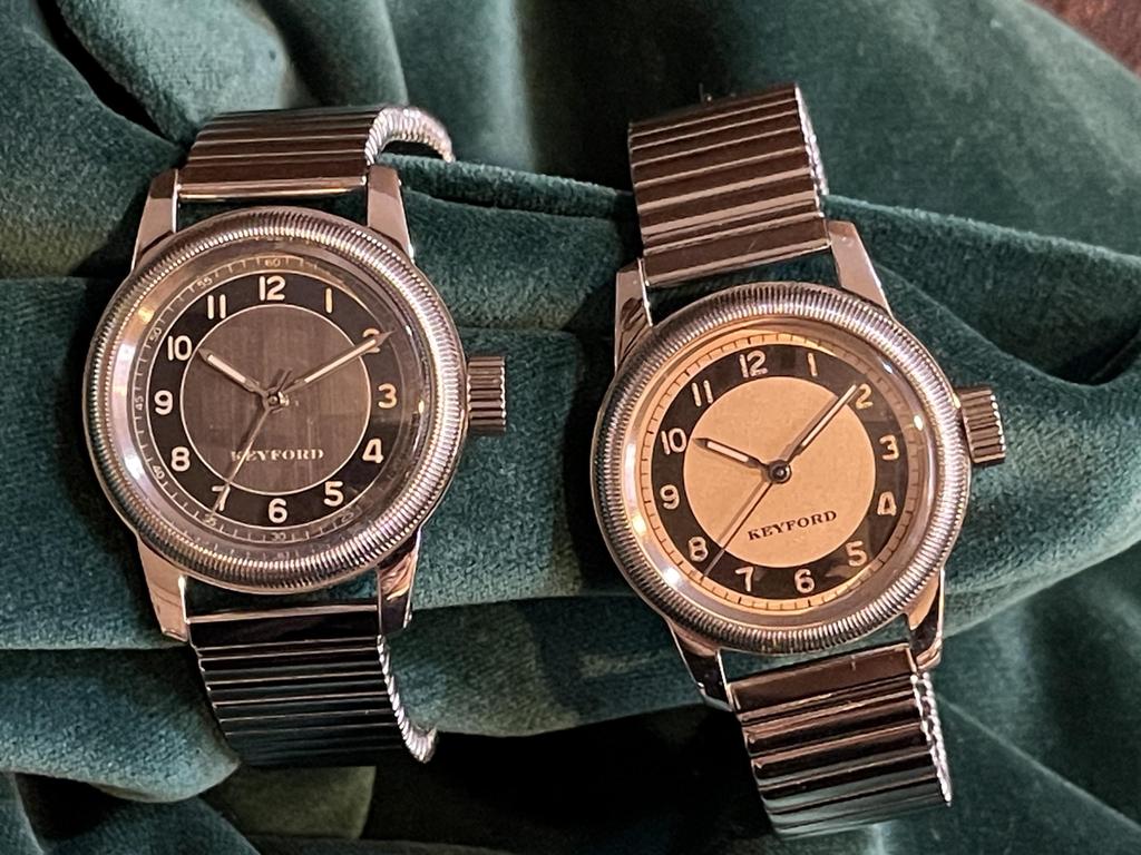 Military Watch Tuxedo Dial Watch Copper Tuxedo Dial Watch Copper Extension Belt [M.R.M.W.] Men's